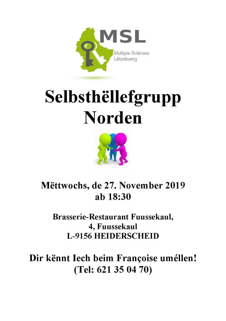 Selbsthëllefgrupp Norden 27.11.2019